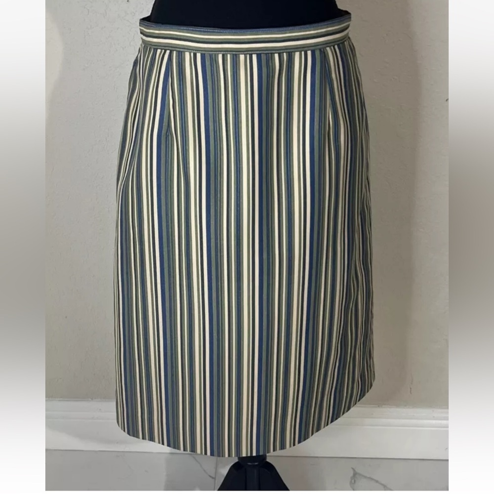 Women's Skirt  Multicolor Striped Size Medium